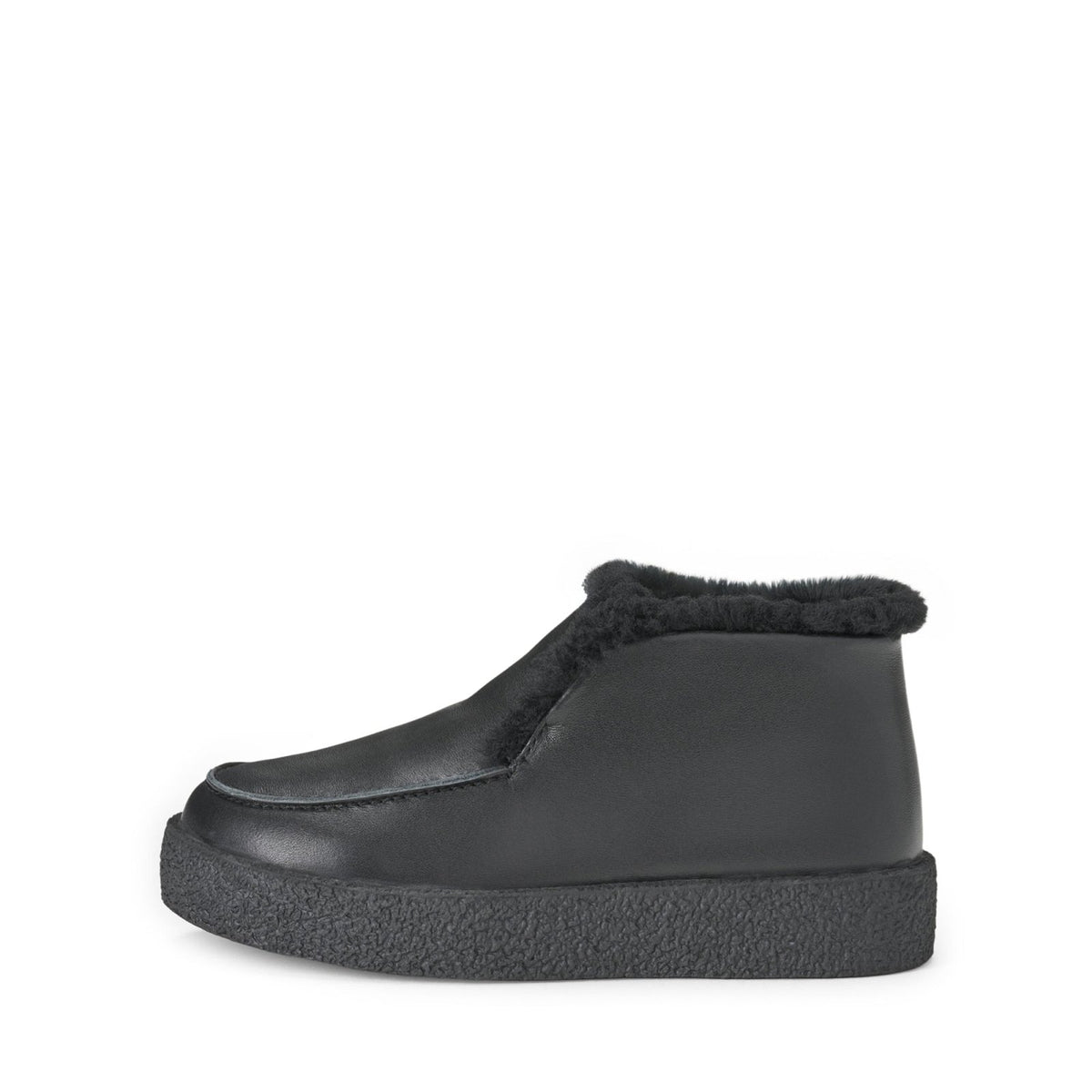 designer Jonah Leather Black Boots for girls by Age of Innocence