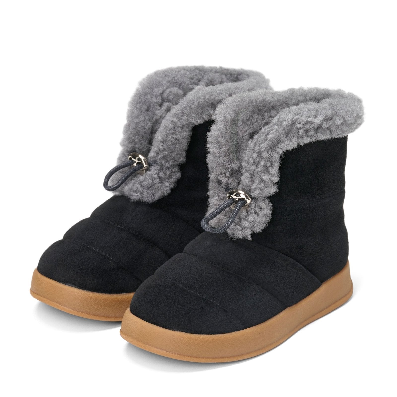 designer Ketch Black Boots for girls by Age of Innocence