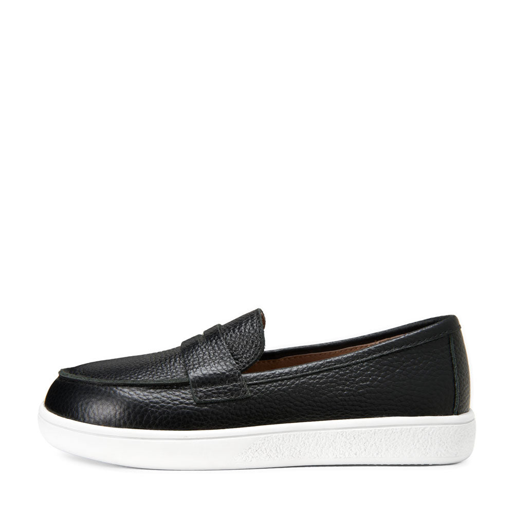 Kirk Leather Black Slip-on Sneakers Sneakers GENTS by Age of Innocence