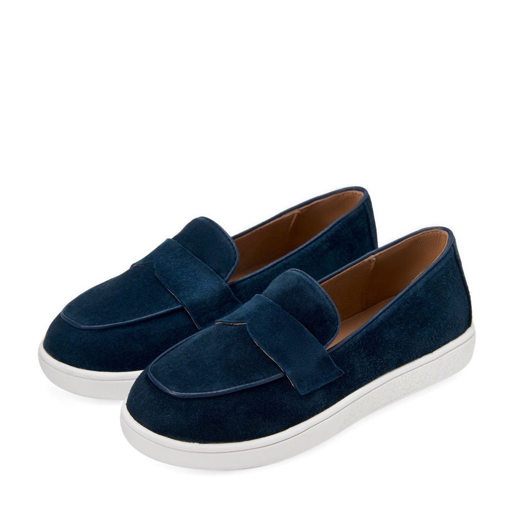Kirk Navy Slip-on Sneakers Sneakers GENTS by Age of Innocence