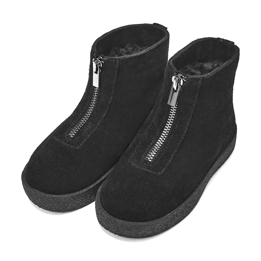 Leah Suede Black Boots Boots Age of Innocence