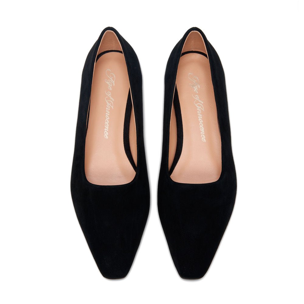 Louise Black Flats Shoes Age of Innocence Women