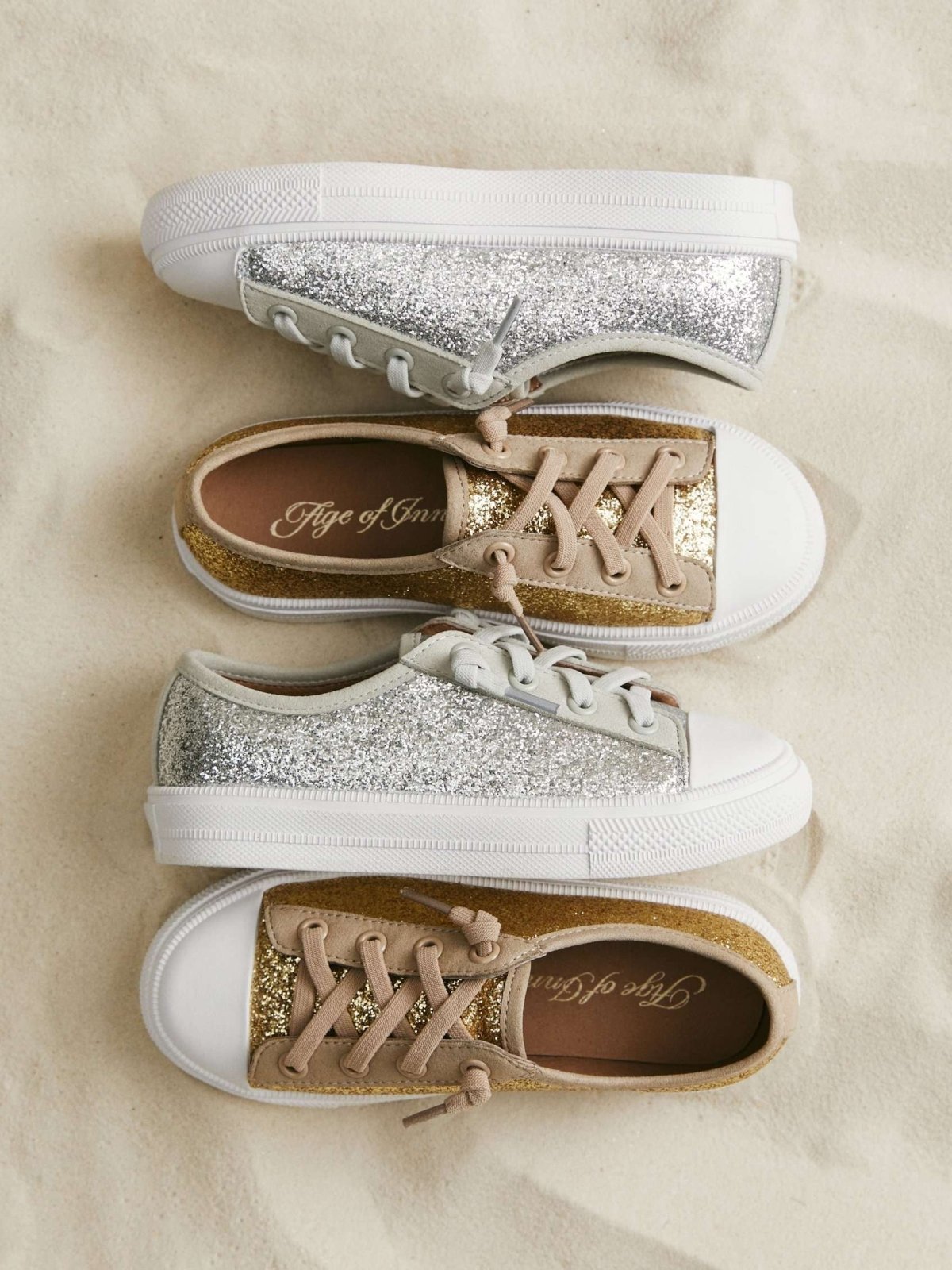 Mabel Gold Sneakers by Age of Innocence