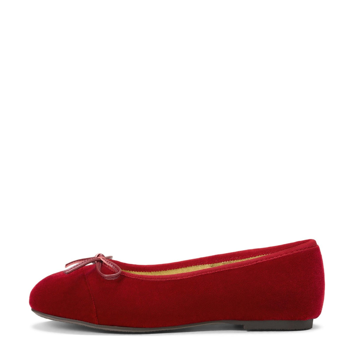 designer Meredith Velvet Red Shoes for girls by Age of Innocence