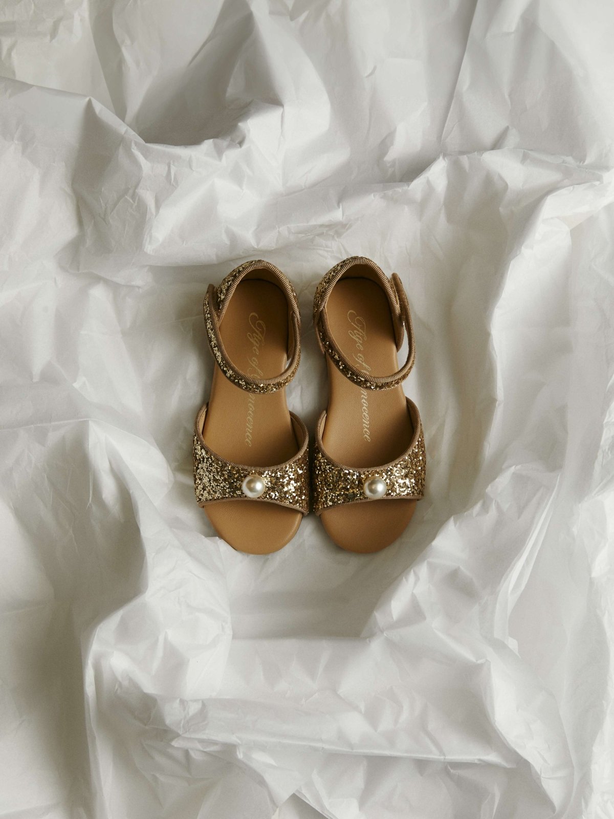 Mila Glitter Gold Sandals Sandals Age of Innocence