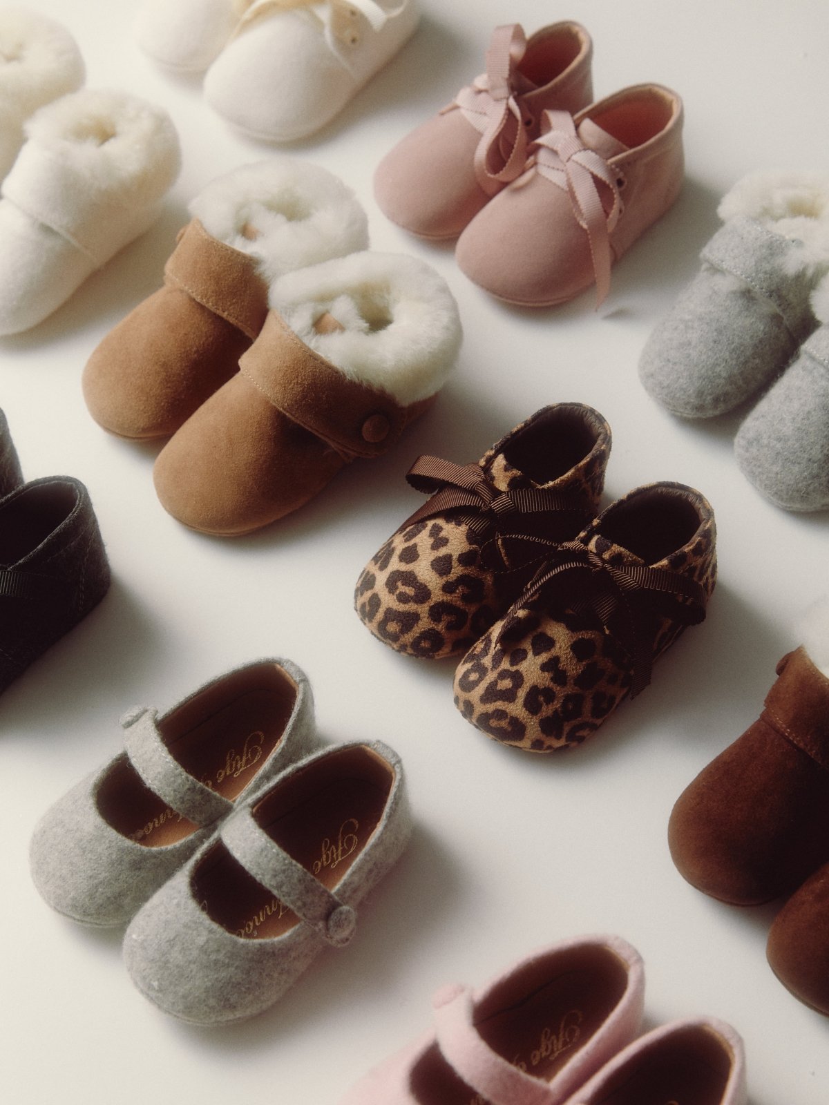 designer MiniMe Animal print Prewalkers for girls by Age of Innocence