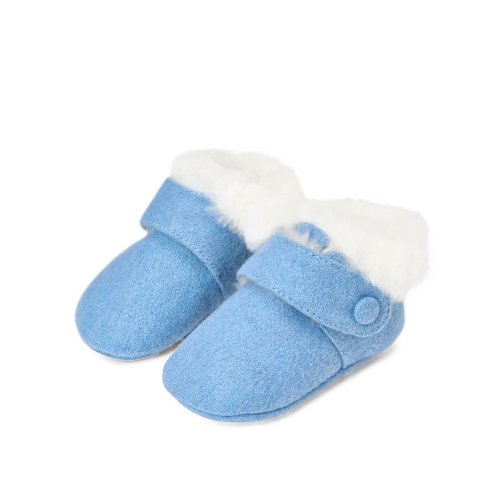 MiniMuni Wool Blue Prewalkers Pre Walkers Age of Innocence