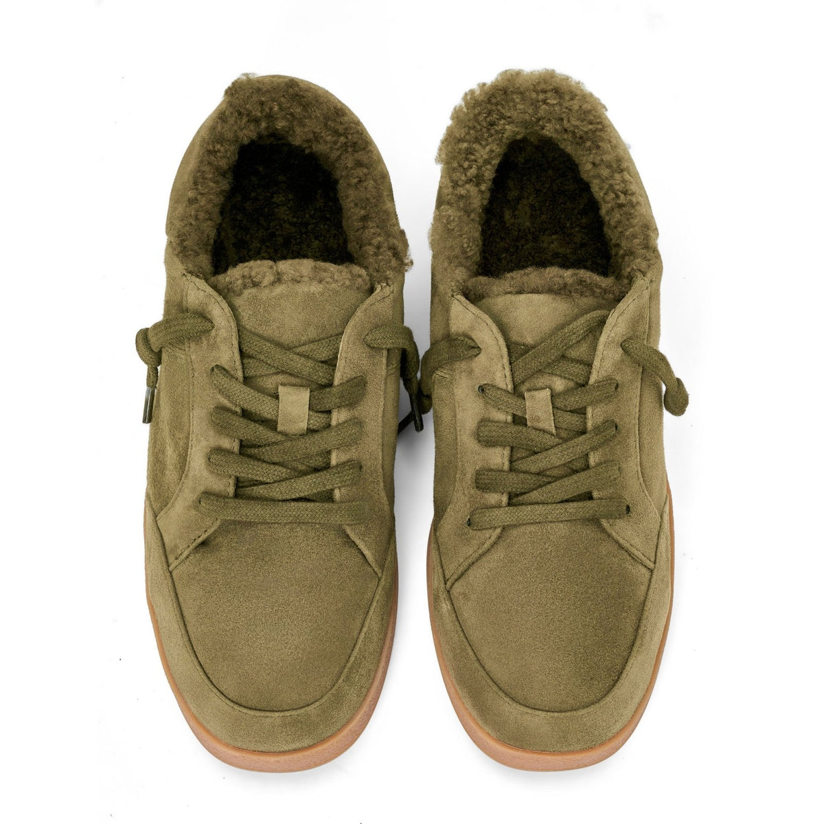 designer Nara Winter Khaki Sneakers for girls by Age of Innocence Women