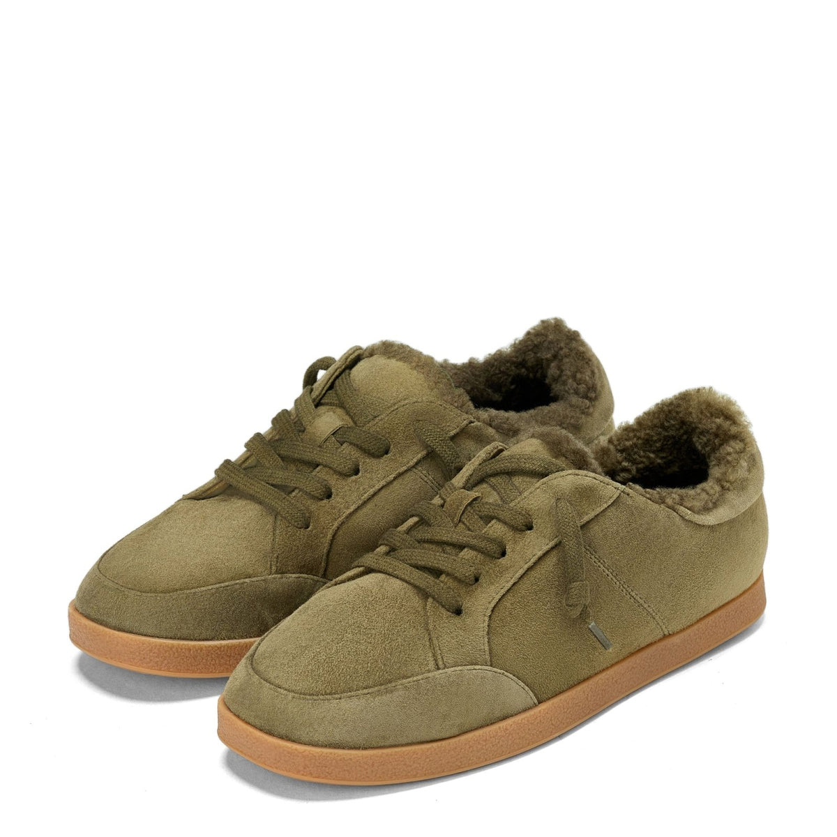designer Nara Winter Khaki Sneakers for girls by Age of Innocence Women