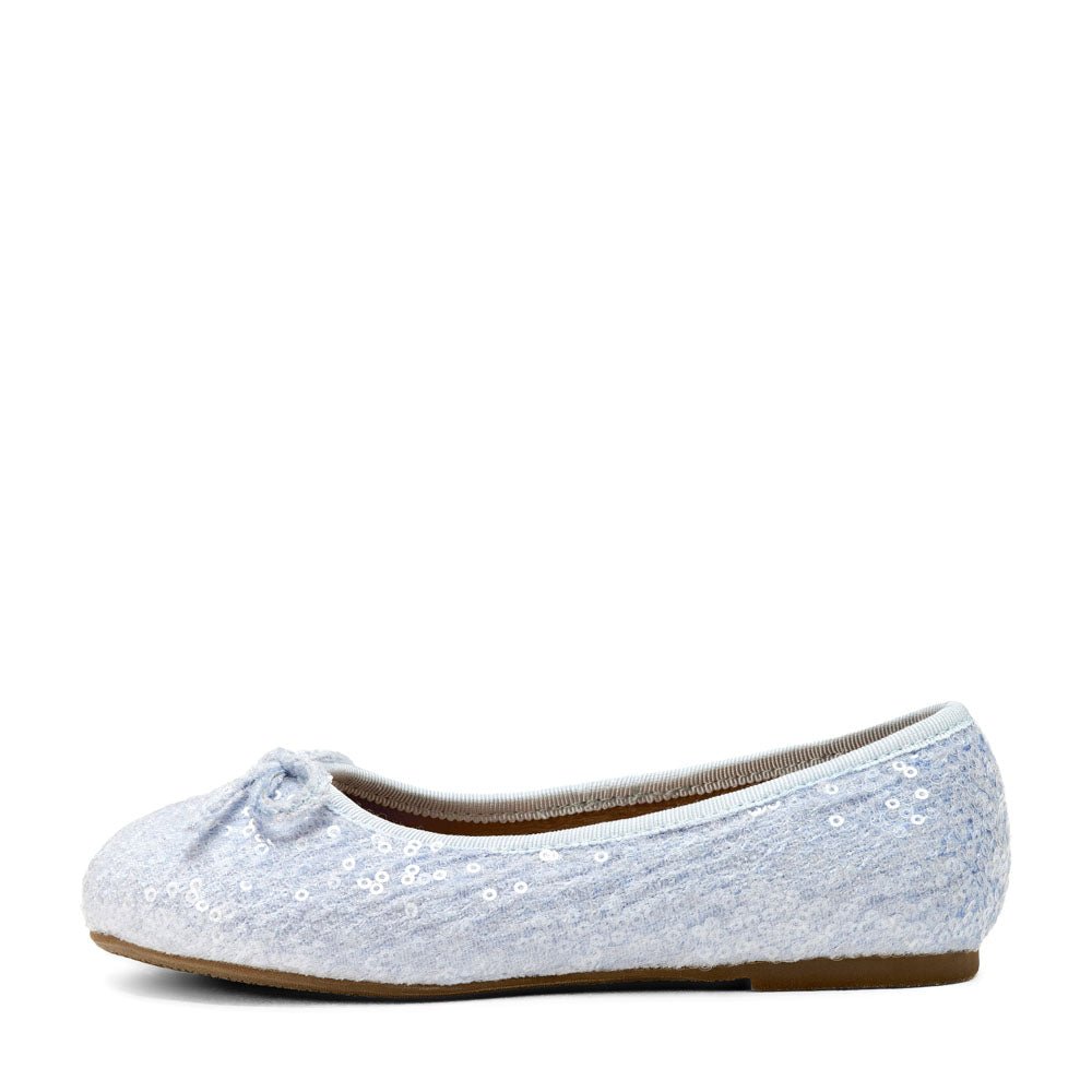 Odette Blue Flats Shoes Age of Innocence