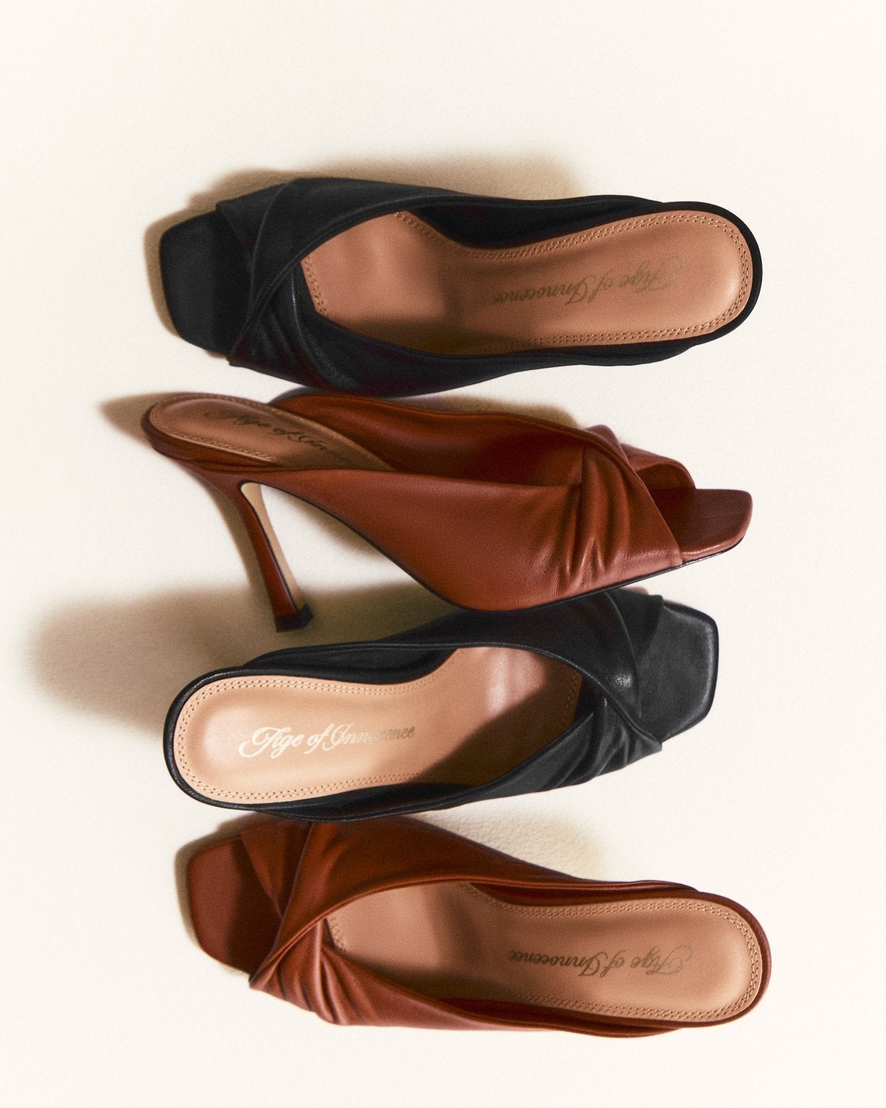 Patti Black Mules Mules Age of Innocence Women