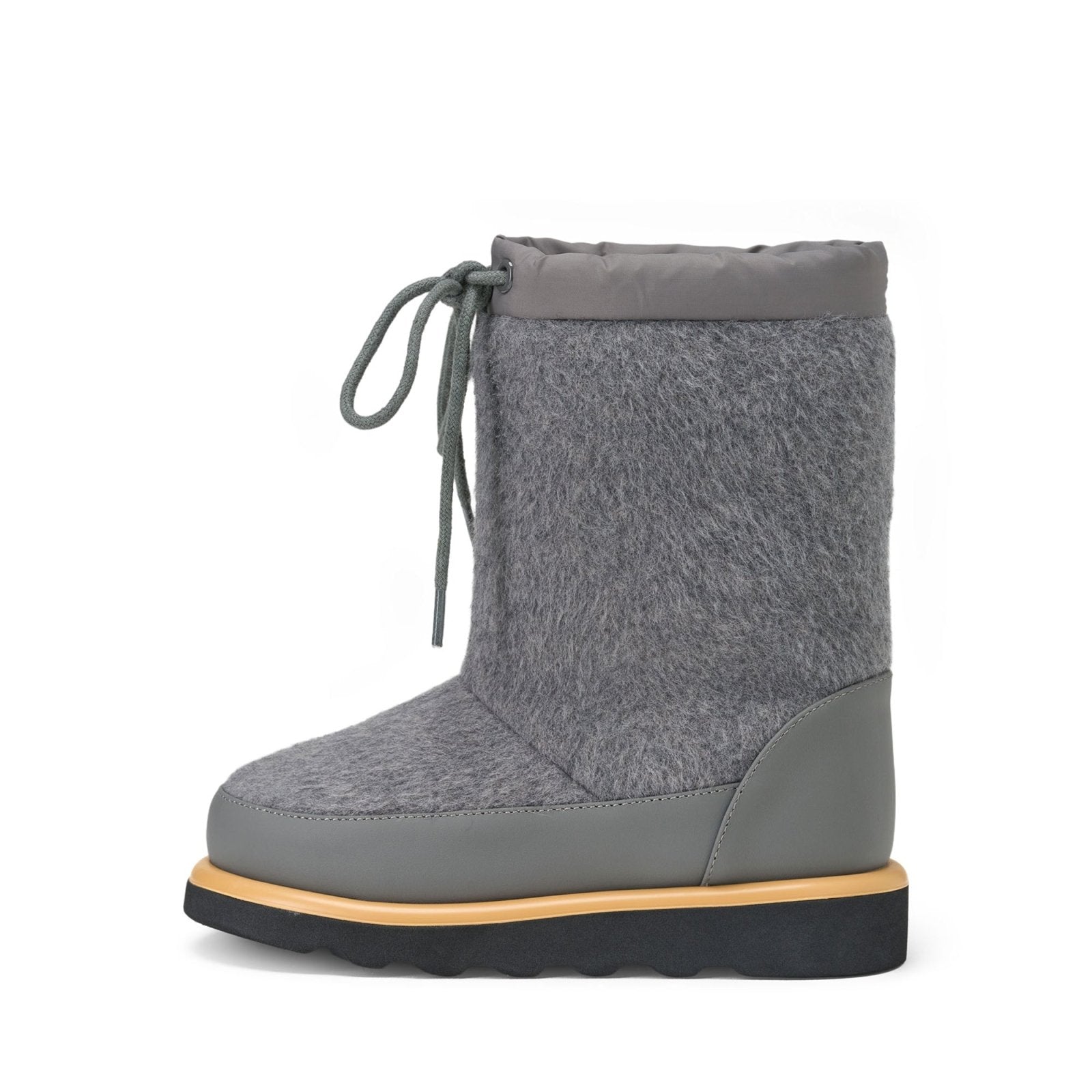 designer Rey Wool Dark Grey Boots for girls by GENTS by Age of Innocence
