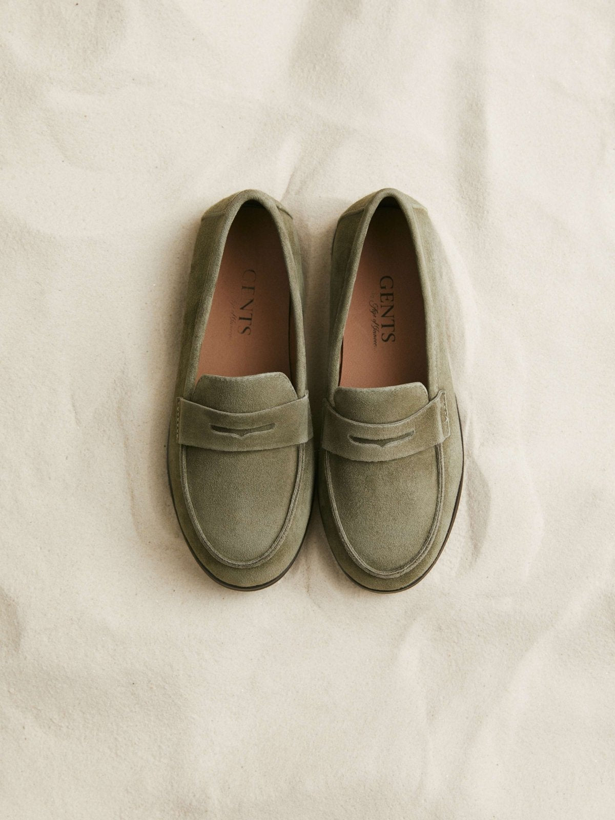 Ryan Khaki Loafers by Age of Innocence