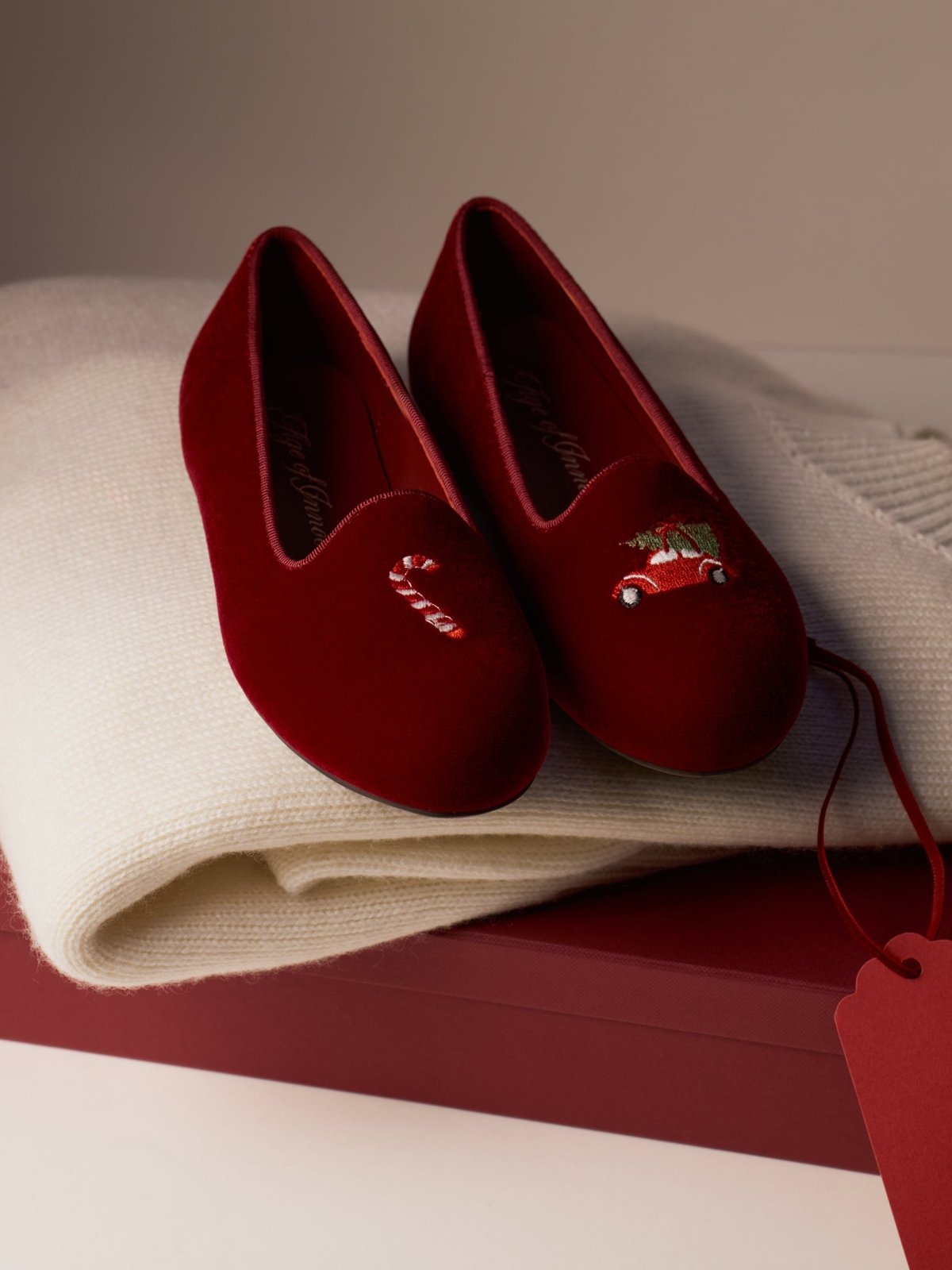 Santa Baby 2.0 Red Loafers Loafers Age of Innocence