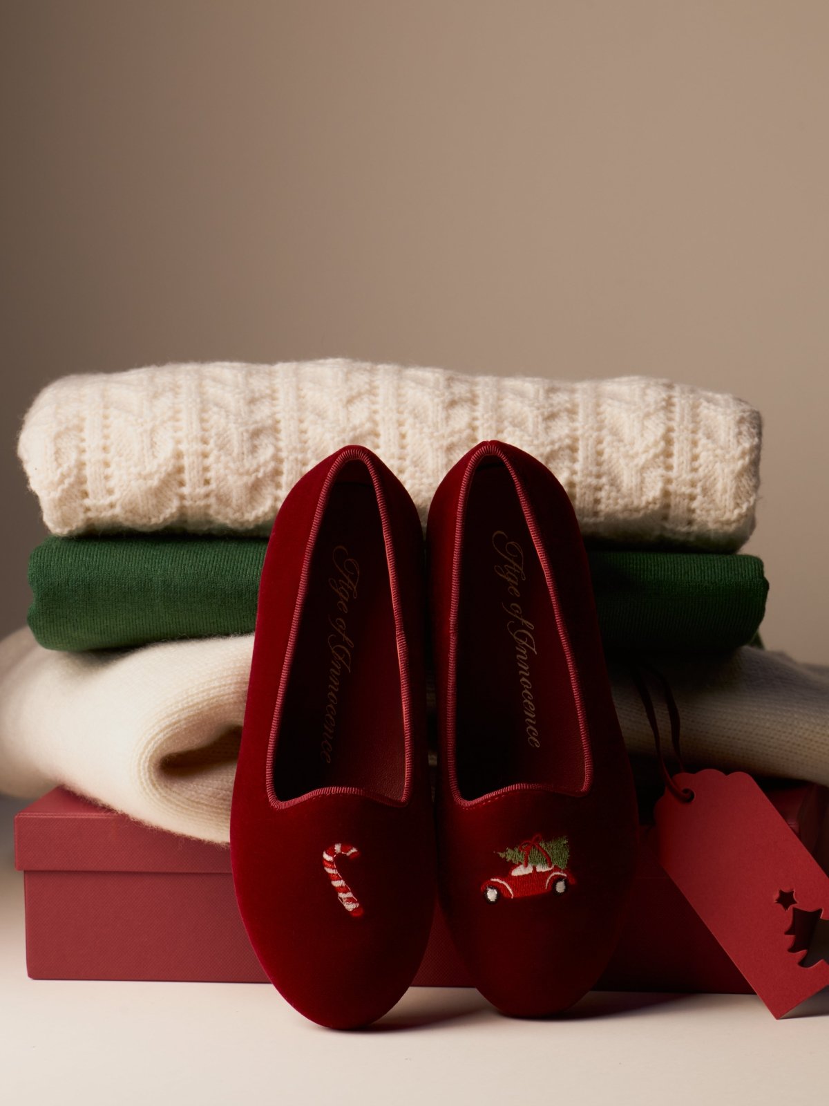 Santa Baby 2.0 Red Loafers Loafers Age of Innocence