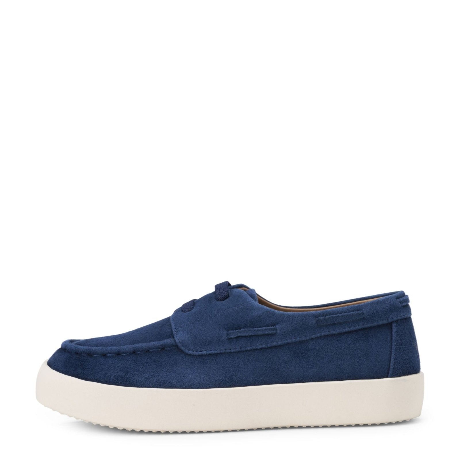 Saxon navy loafers — front view