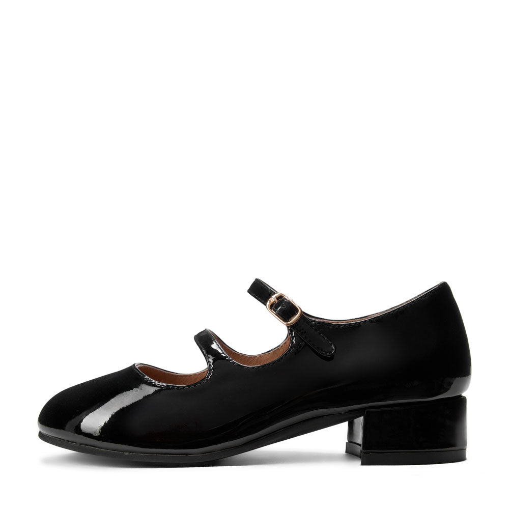 designer Seema Black Shoes for girls by Age of Innocence
