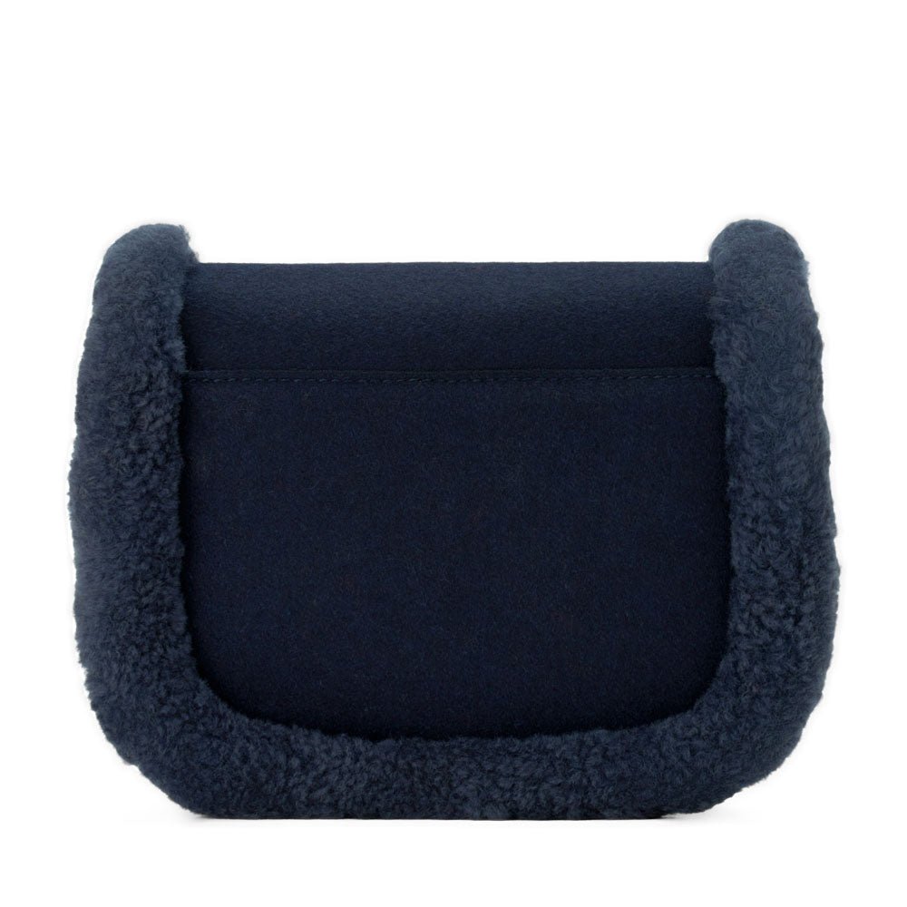 Shae Wool Navy Purse Bag Age of Innocence