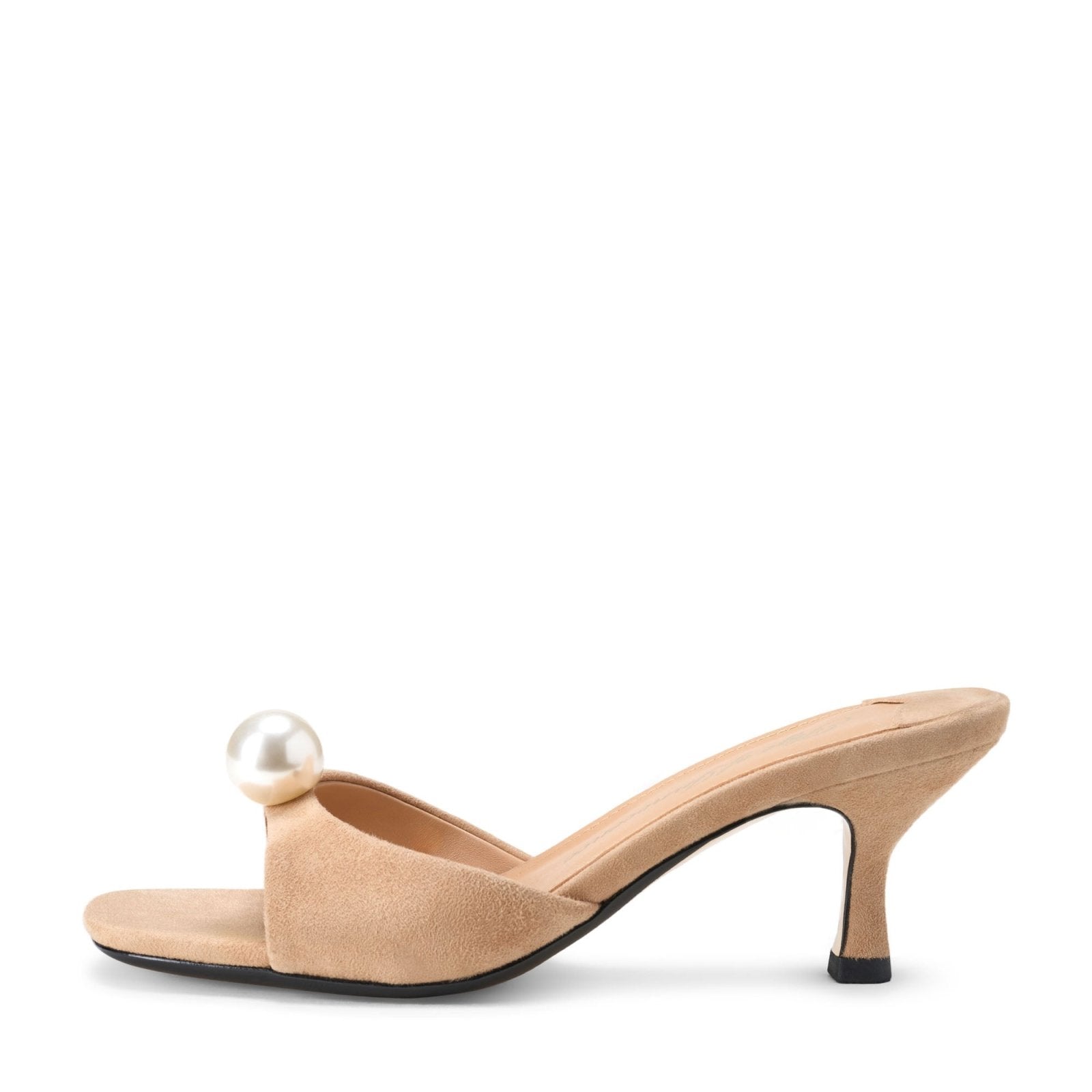 designer Sybil Beige Mules for girls by Age of Innocence Women