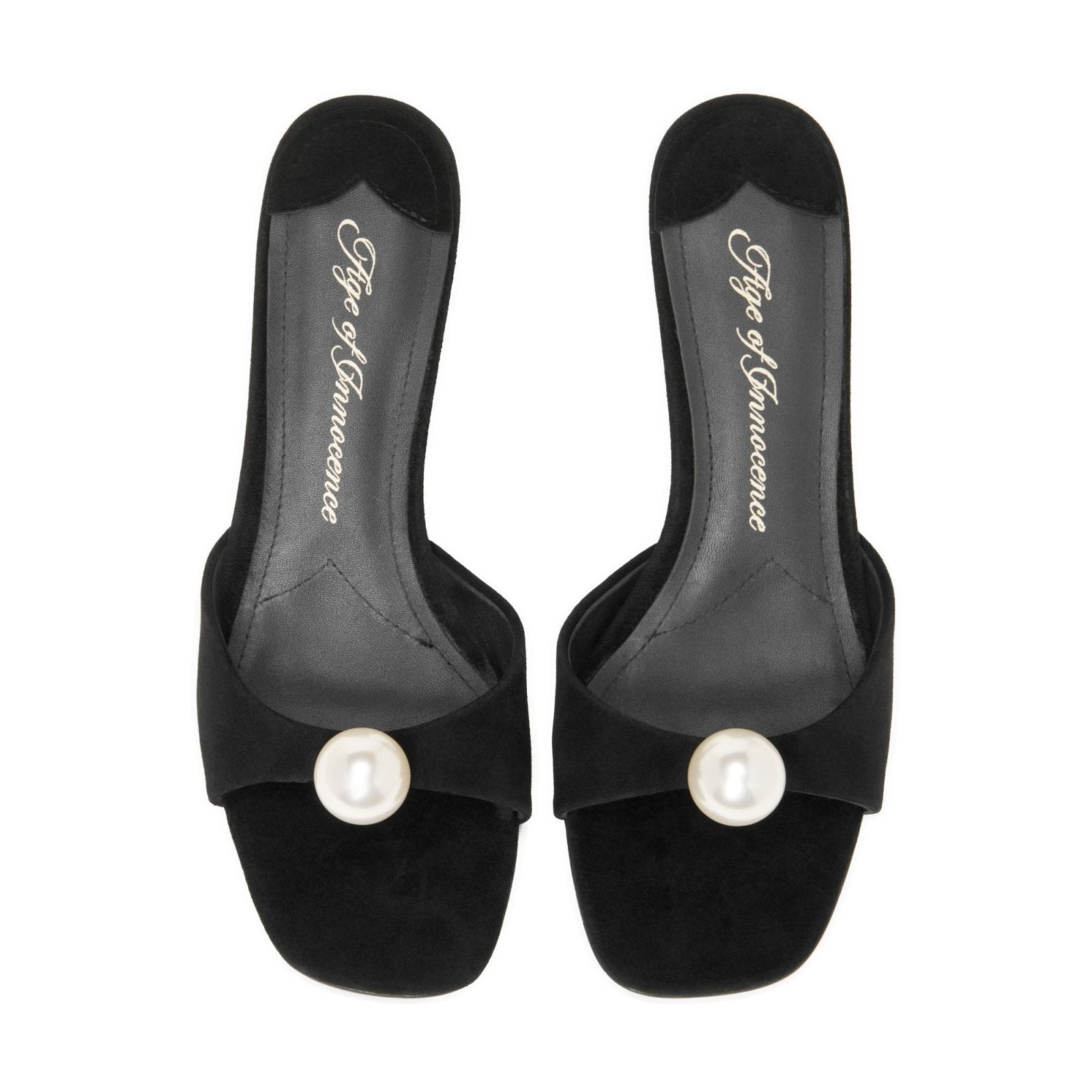 Sybil Black Mules Mules Age of Innocence Women