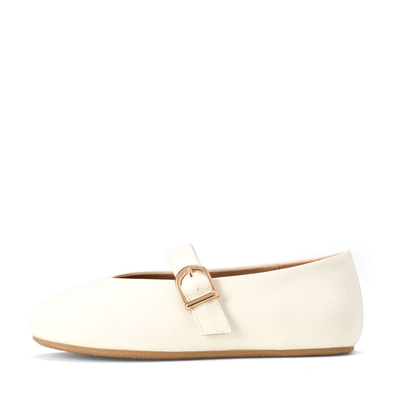 designer Sydney Leather White Flats for girls by Age of Innocence