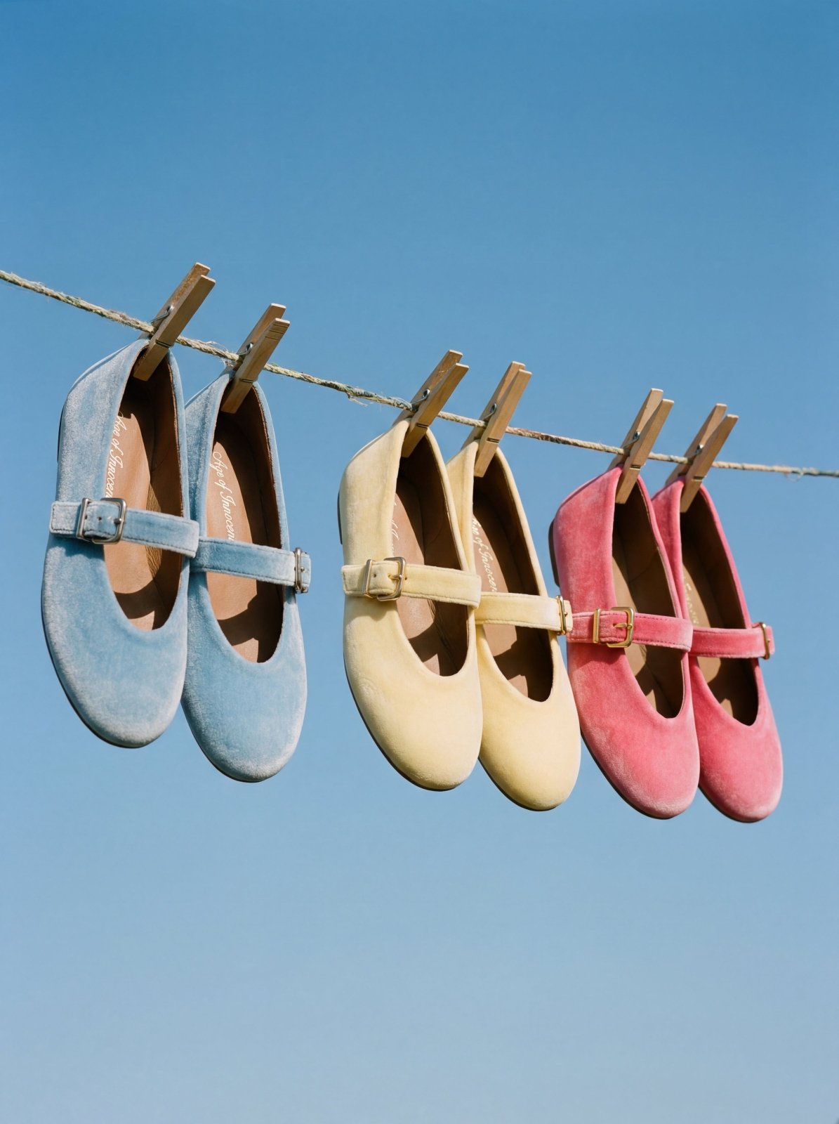 Sydney Yellow Flats Shoes Age of Innocence