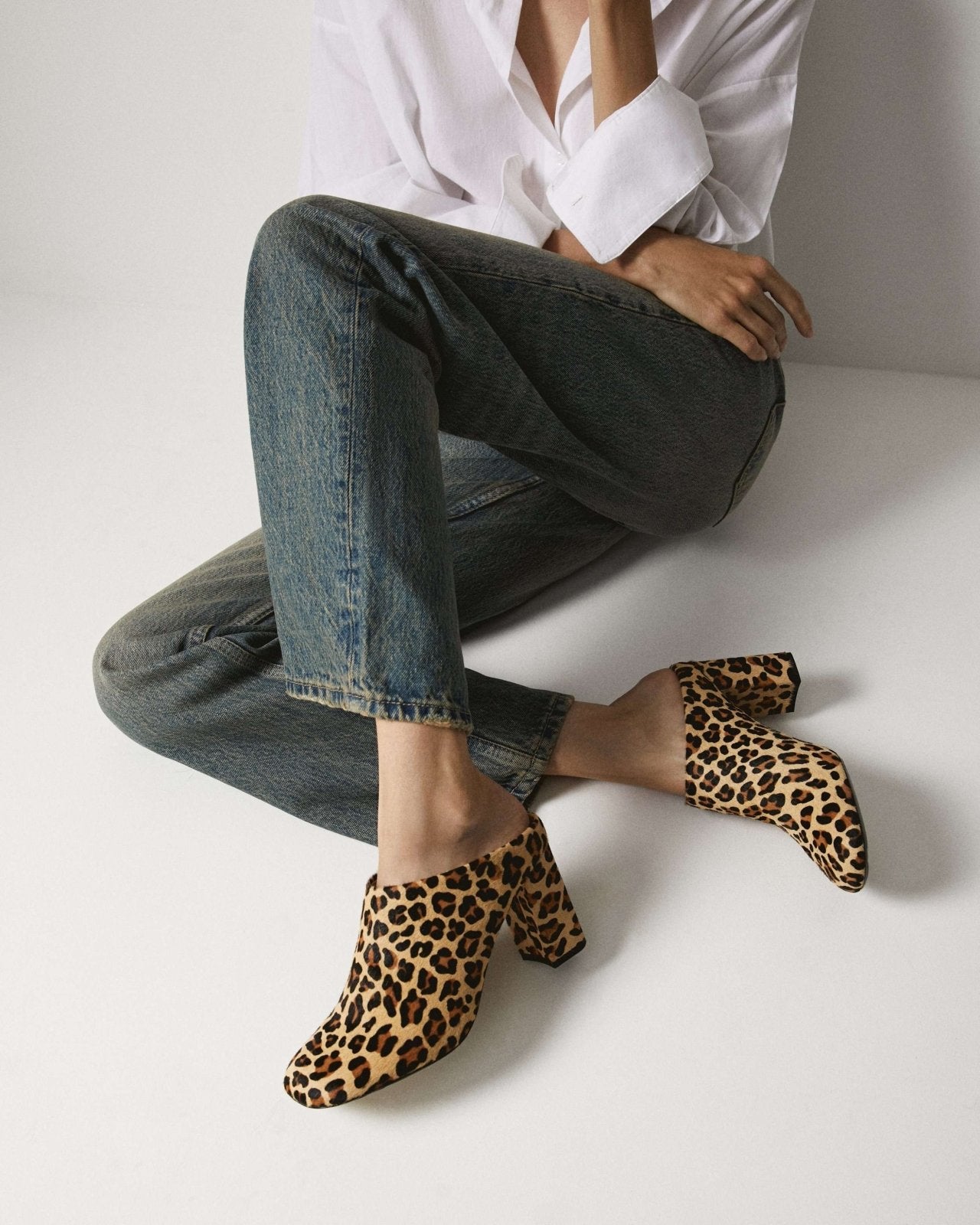 Tasha Animal Print Shoes Mules Age of Innocence Women