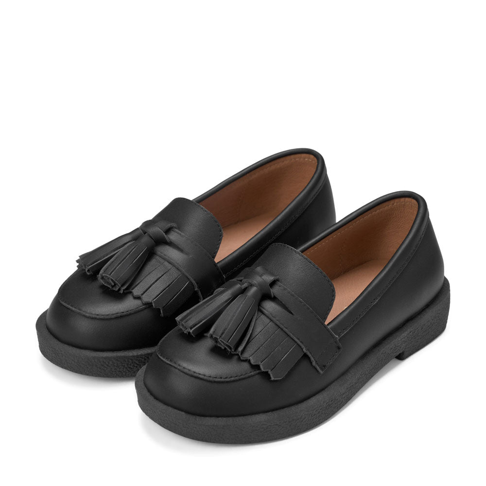 Vita Leather Black Loafers Loafers Age of Innocence