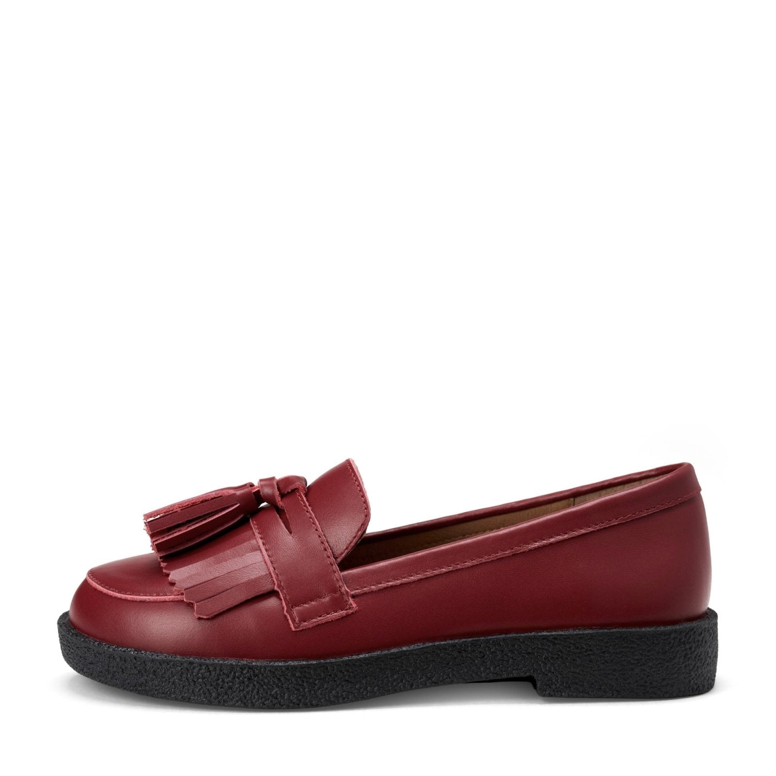 Vita Leather Burgundy Loafers Loafers Age of Innocence