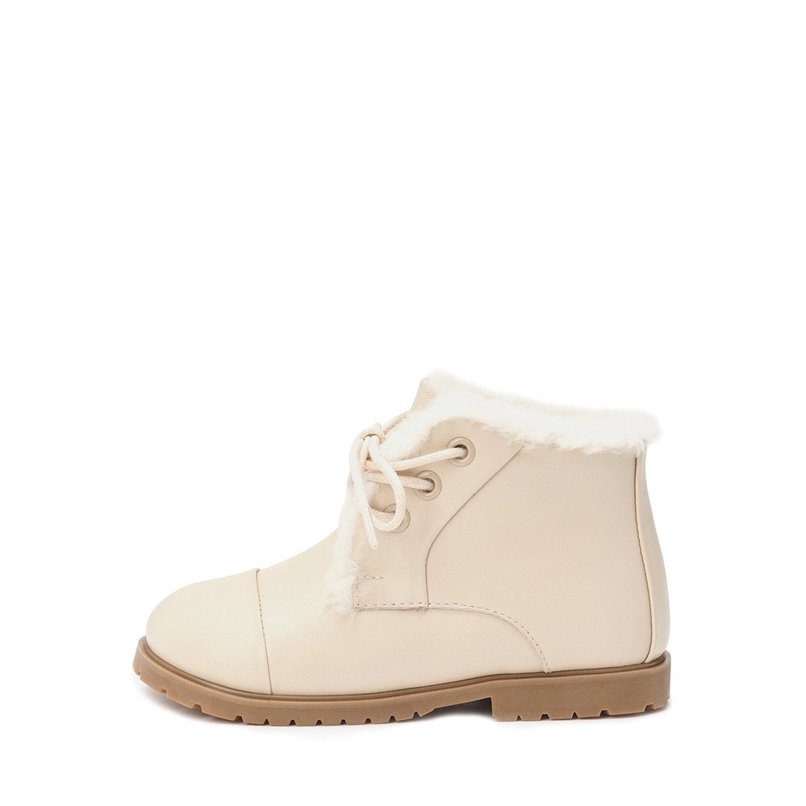 Zoey Leather Milk Boots Boots Age of Innocence