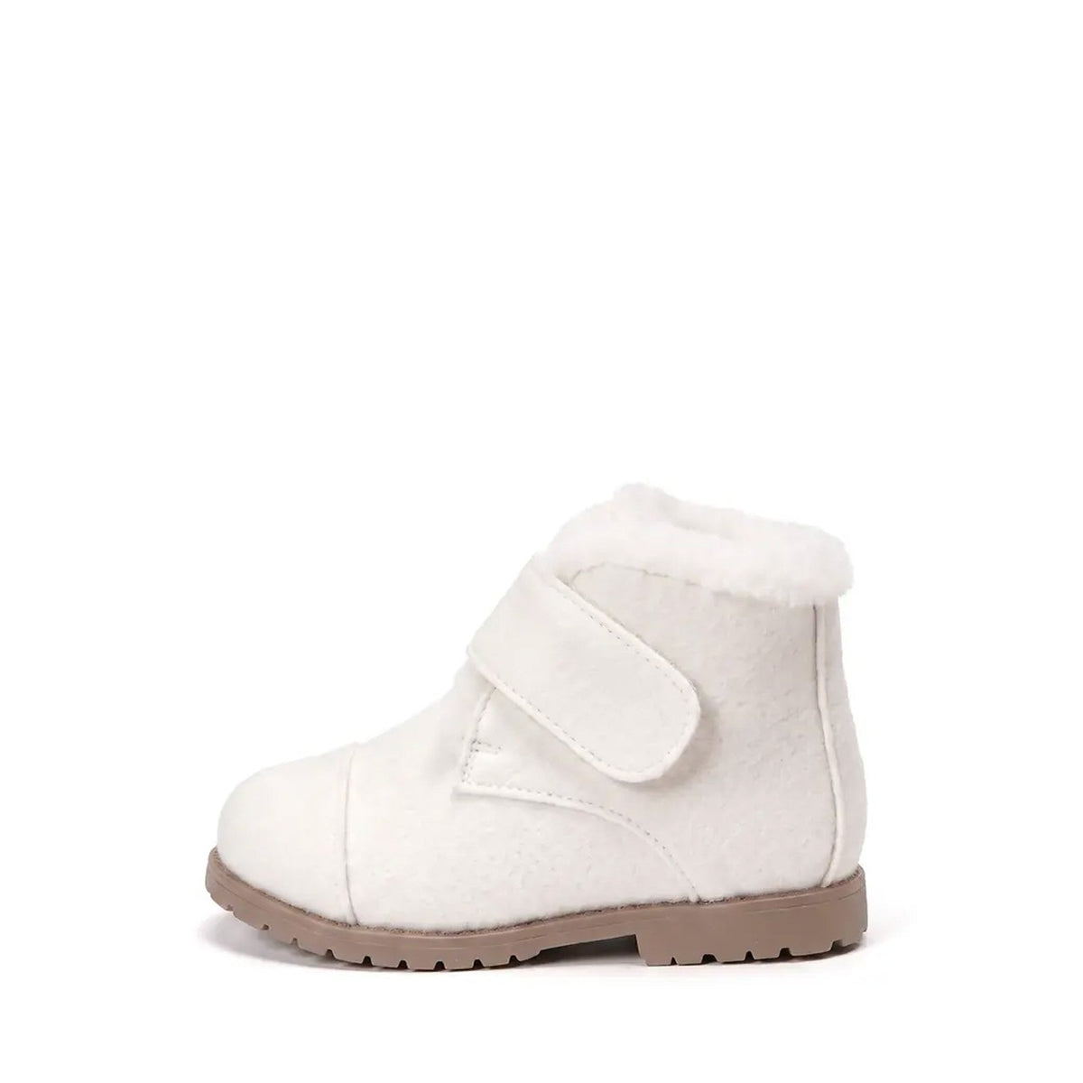 Zoey Wool White Boots Boots Age of Innocence