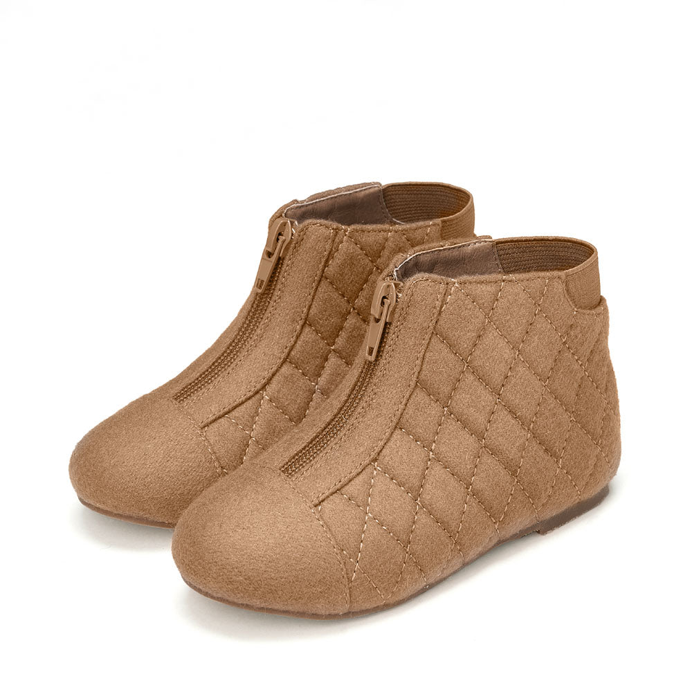 Nicole Wool Beige Boots Boots Age of Innocence