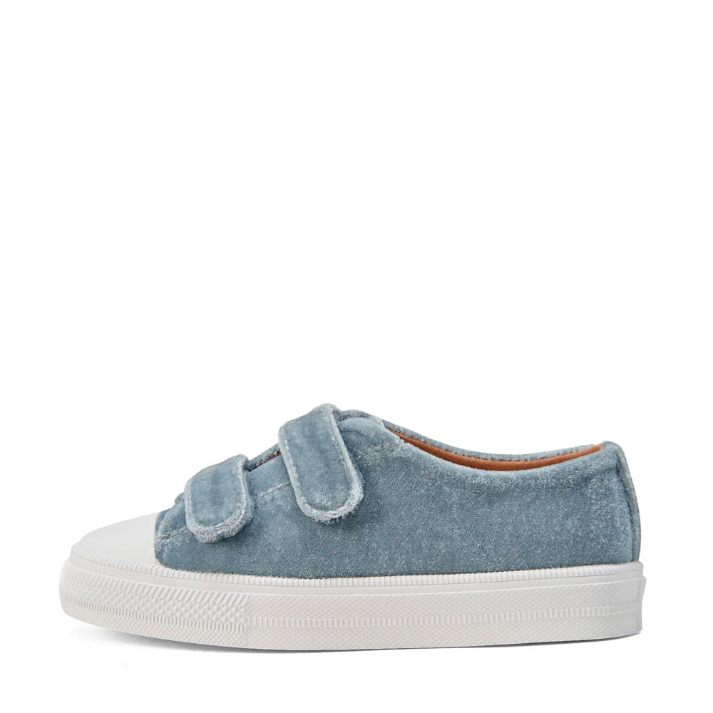 Jessie Velvet Blue Sneakers by Age of Innocence