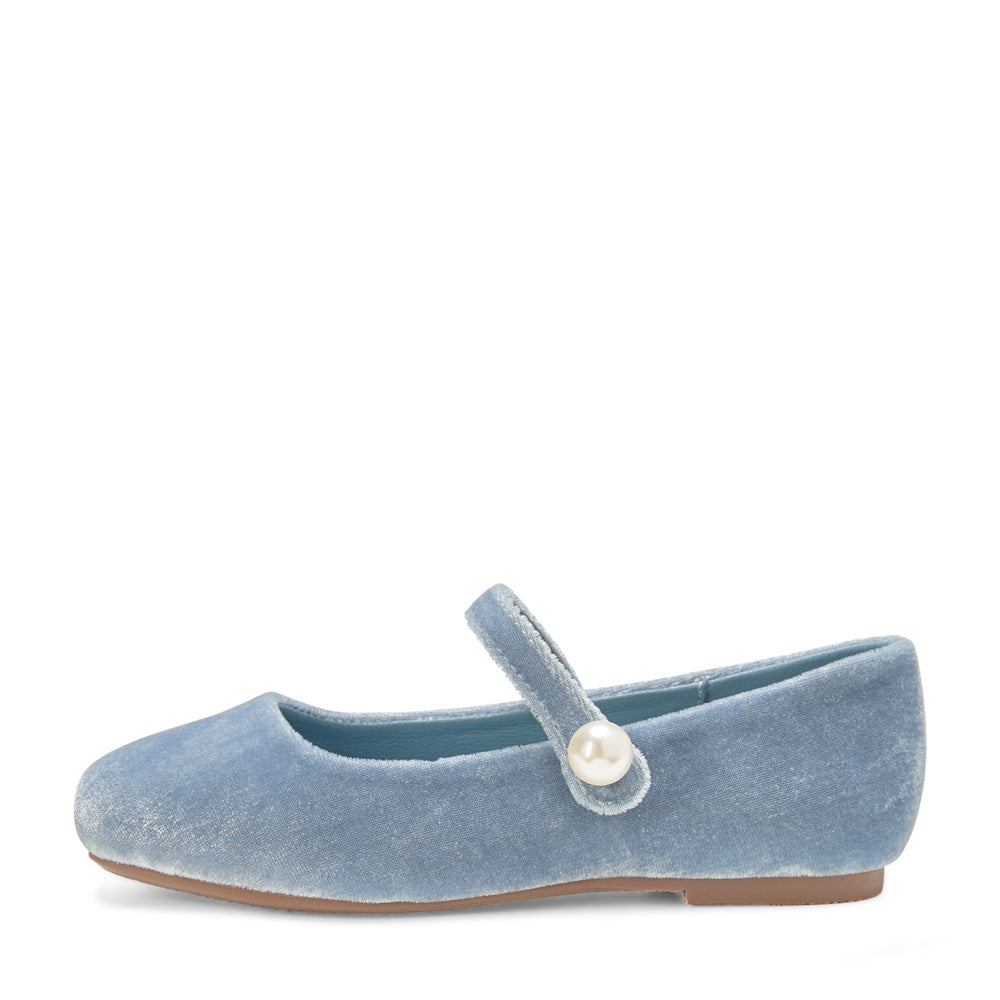 Gloria Velvet Blue Shoes Age of Innocence