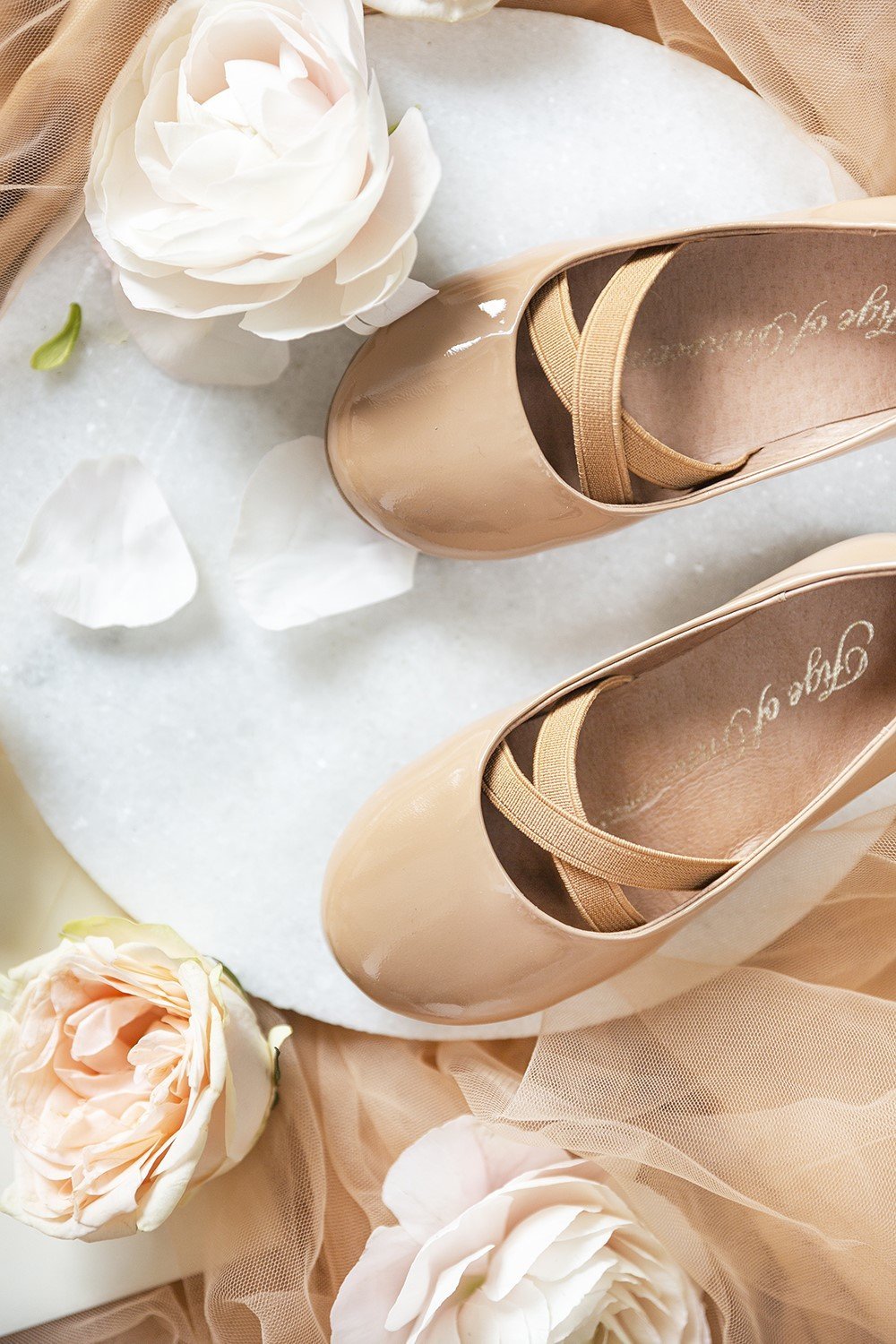 Mira Beige Flats Shoes Age of Innocence