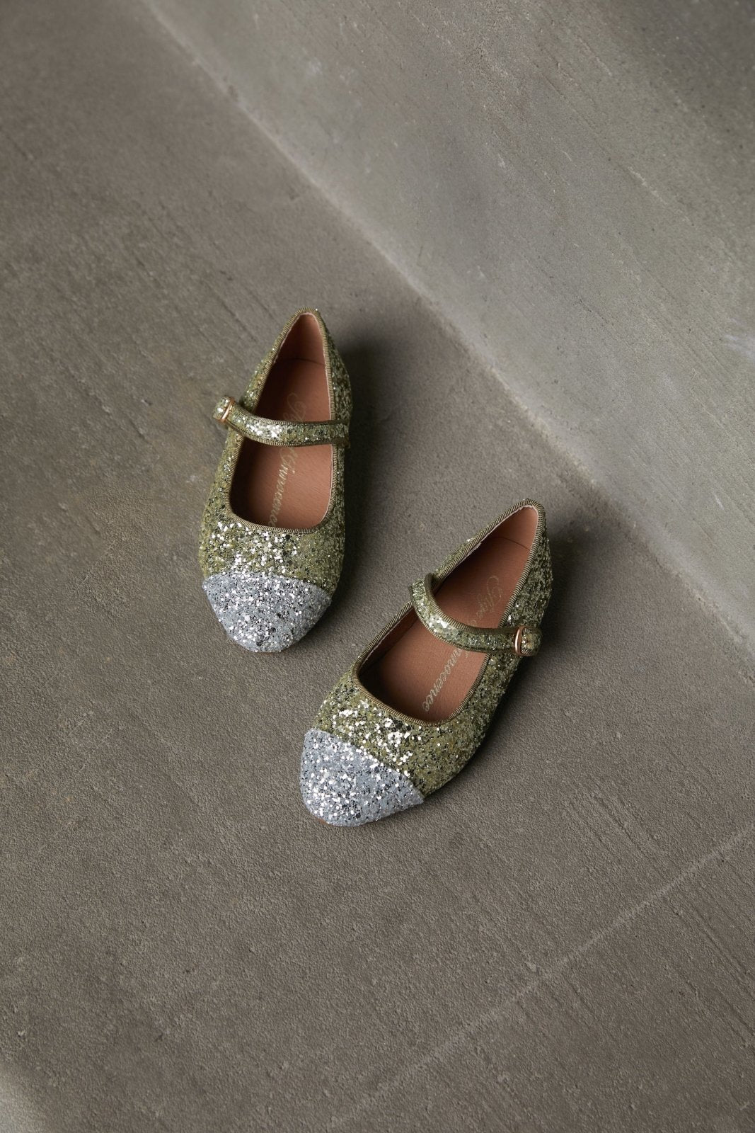 Bebe Glitter 2.0 Gold/Silver Shoes Shoes Age of Innocence