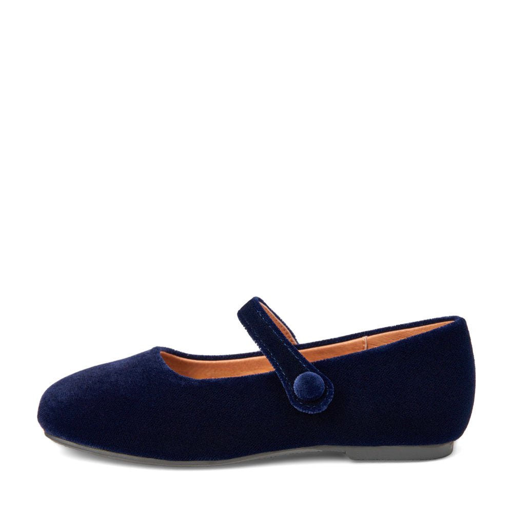 Cleo Navy Flats Shoes Age of Innocence