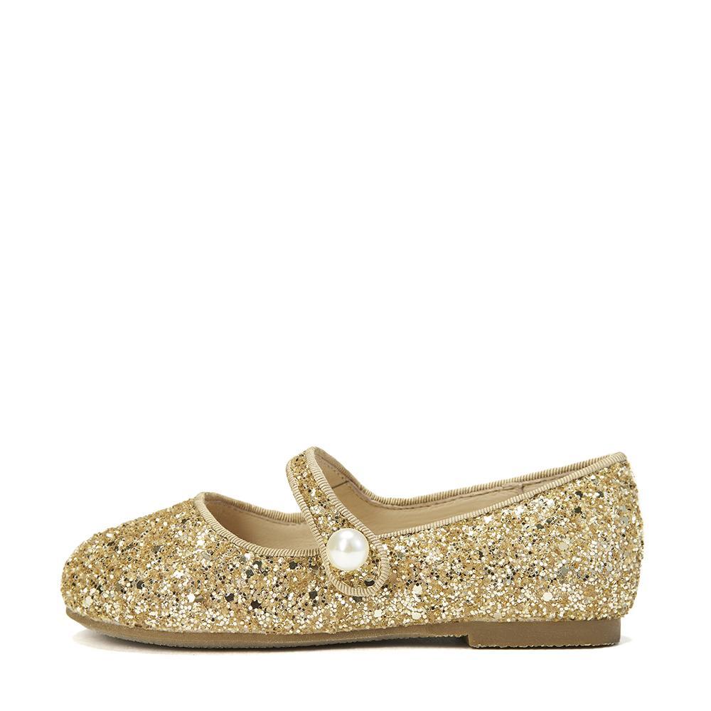Elin Glitter Gold Shoes Shoes Age of Innocence