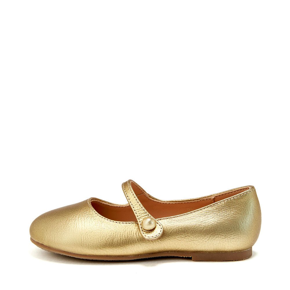 Elin Leather Gold Shoes Shoes Age of Innocence
