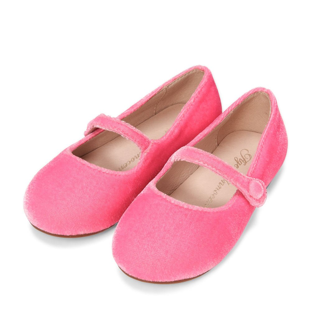 Elin Velvet Pink Shoes Shoes Age of Innocence