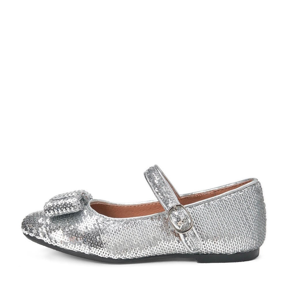 Ellen Sequins Silver Shoes Shoes Age of Innocence