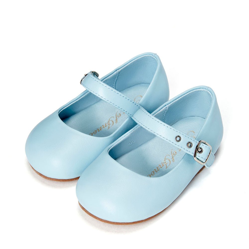 Eva Leather Blue Shoes Shoes Age of Innocence