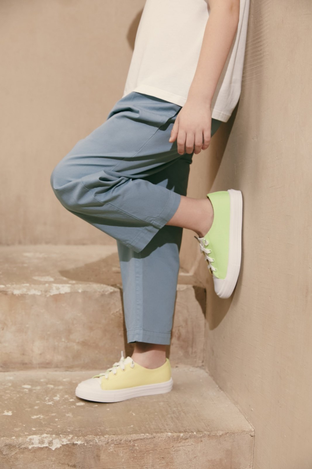 Jody Green/ Yellow/ White Sneakers Sneakers Age of Innocence