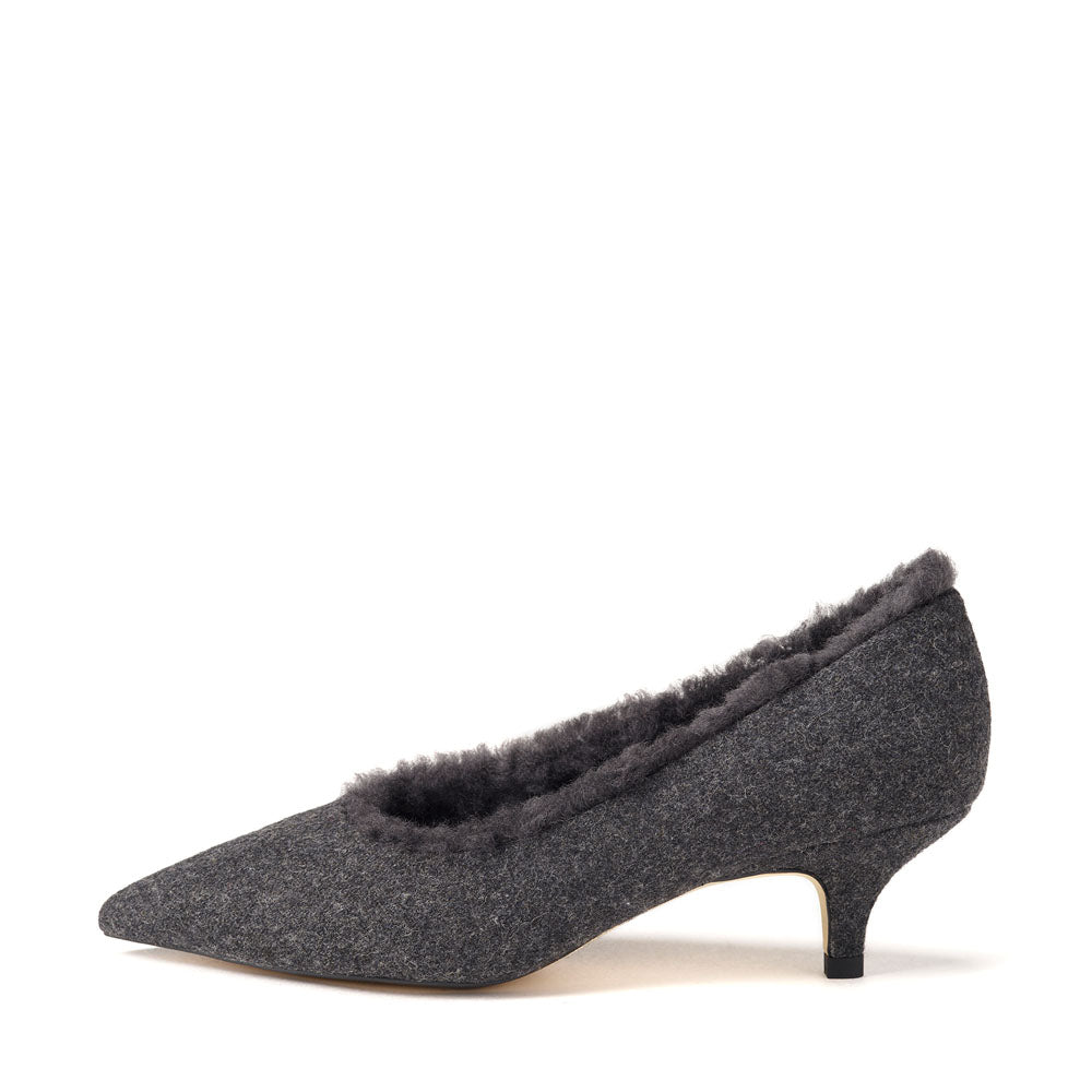 Juliette Wool Grey Shoes by Age of Innocence