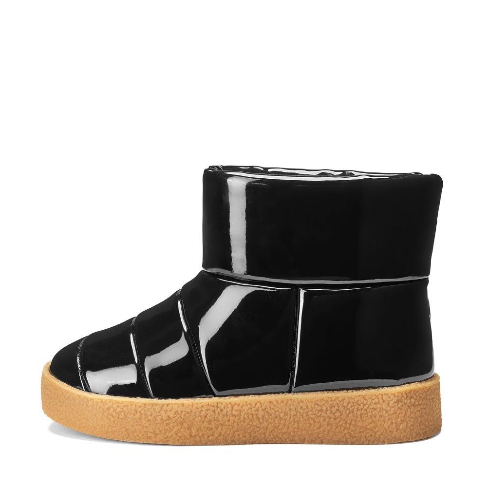 Lou PU Black Boots Boots Age of Innocence