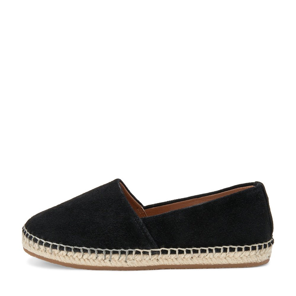 Marcus Suede Black Espadrilles Loafers GENTS by Age of Innocence