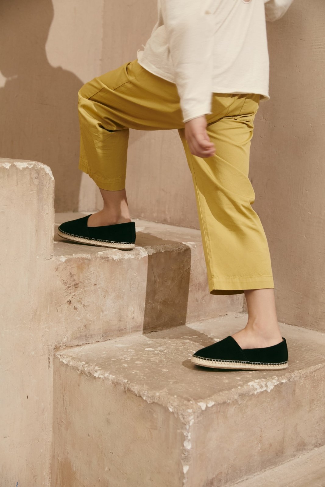 Marcus Suede Black Espadrilles Loafers GENTS by Age of Innocence