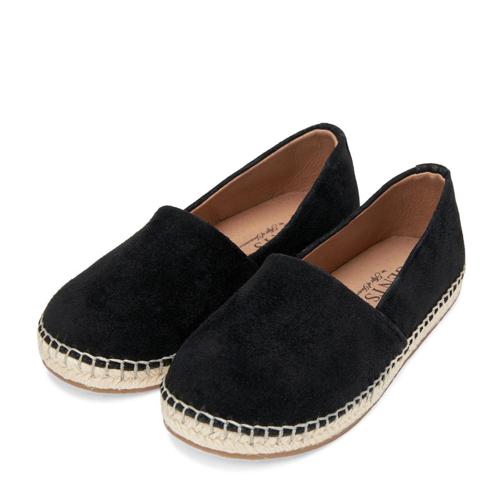 Marcus Suede Black Espadrilles Loafers GENTS by Age of Innocence