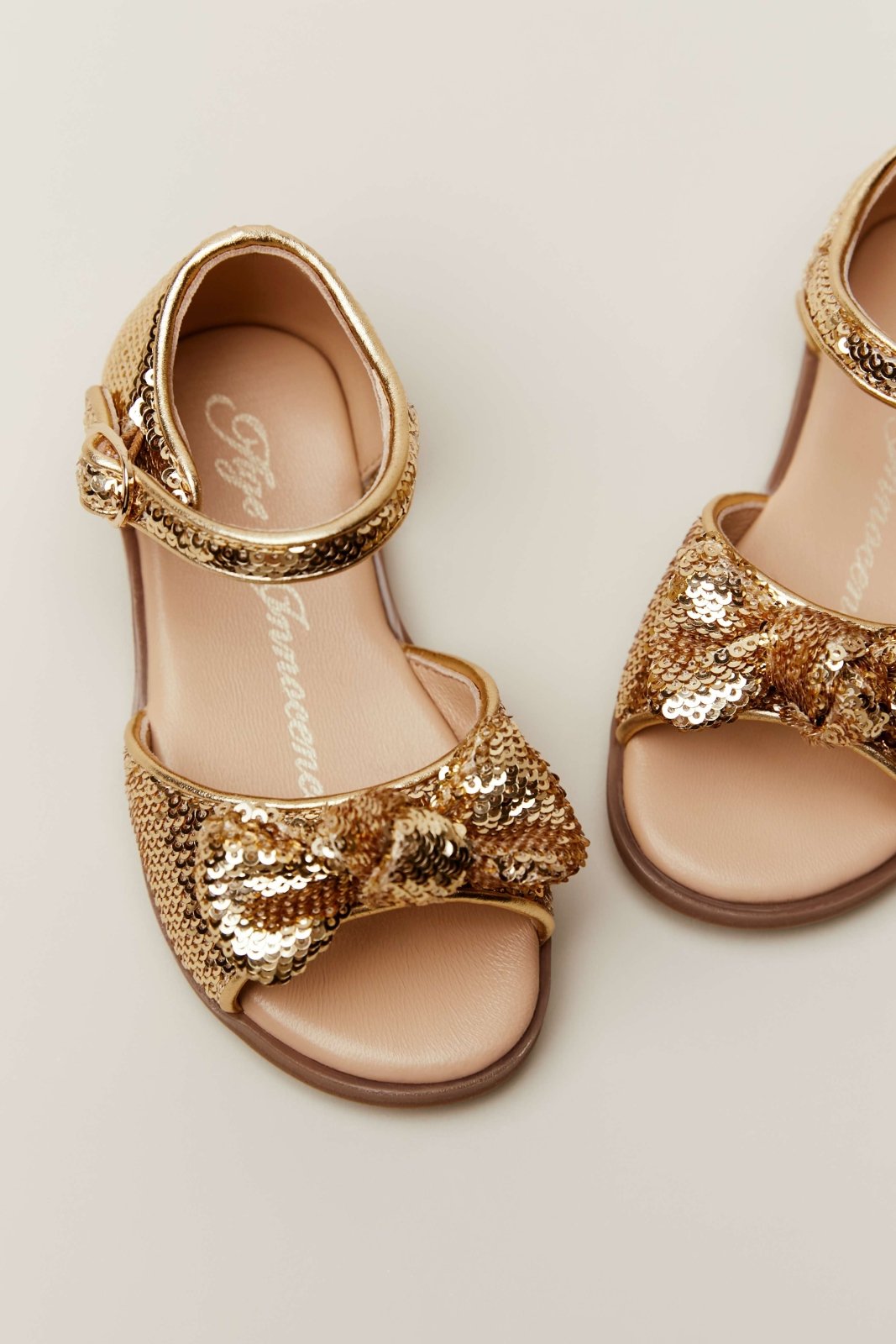 Margo Sequins Gold Sandals Sandals Age of Innocence