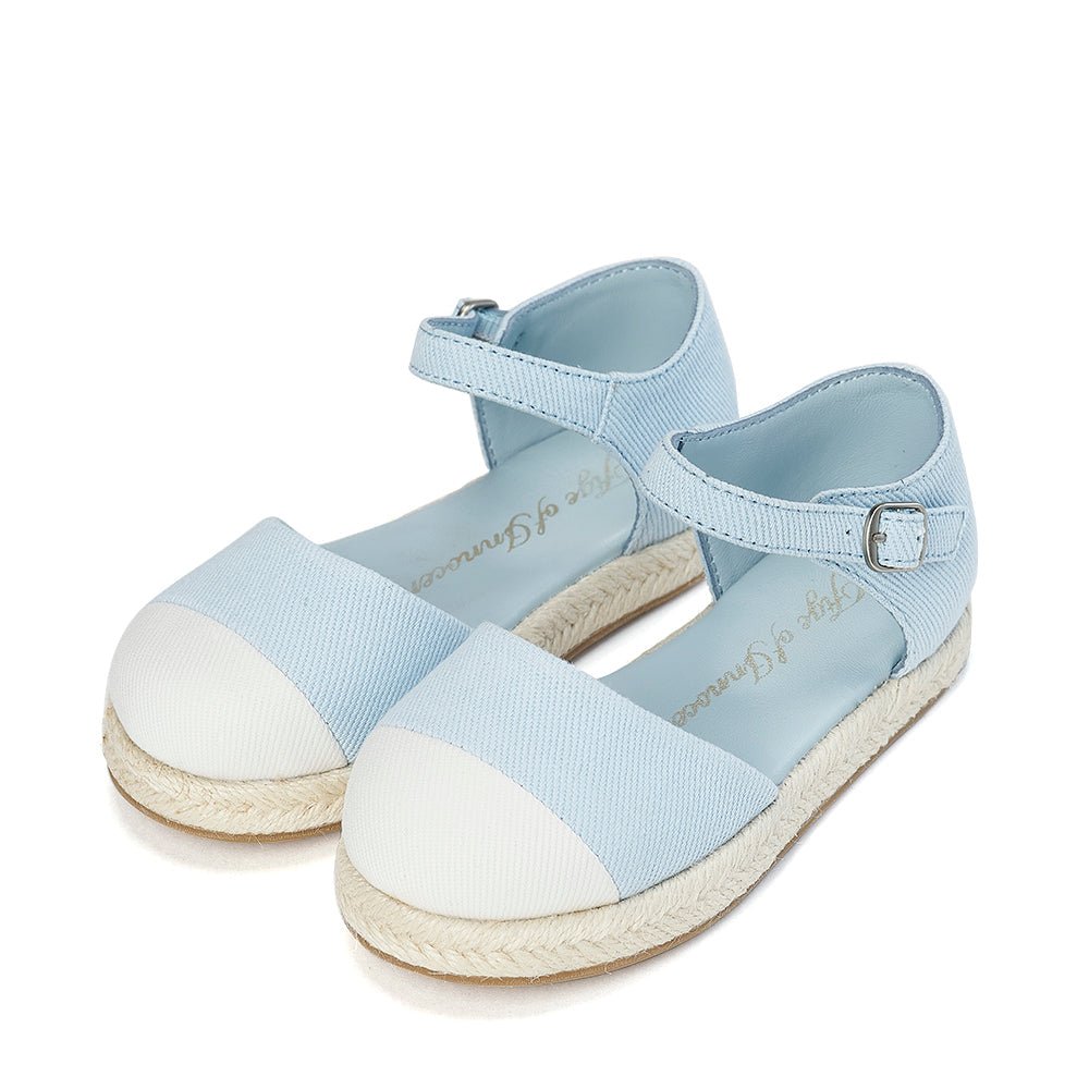Marissa Blue/White Espadrilles Sandals Age of Innocence